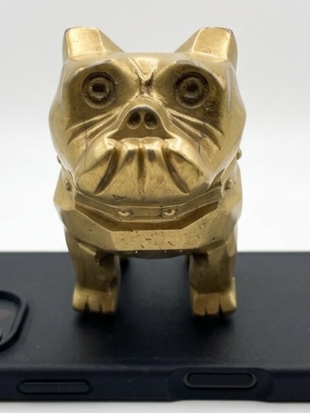 Vintage Gold-ToneMack Truck Bulldog Hood Ornament I-21